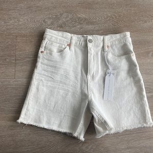 Sanctuary white denim shorts